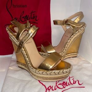 Christian louboutin wedges